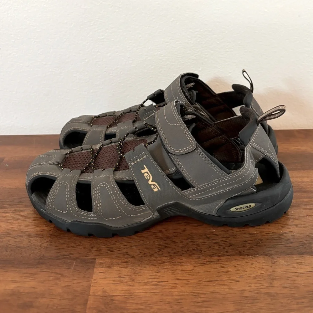 Teva Men's Gray Sport Sandals Forebay 9